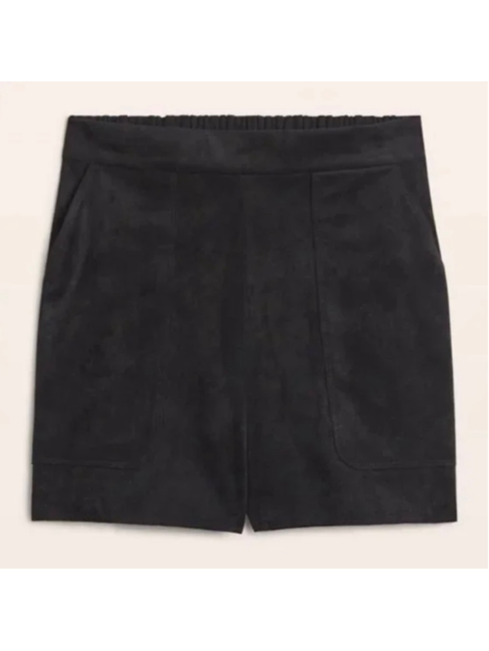 Aritzia Wilfred Bossier faux suede high rise shorts Size XXS Black